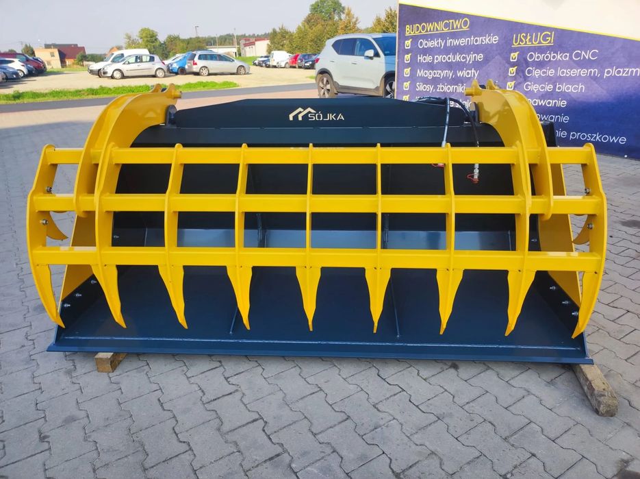 RATY! Łyżko krokodyl, ząb palony,240 cm, ładowarka JCB, Merlo, Matbro, Claas, New Holland, JLG