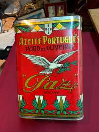 Lata de azeite portugues paz