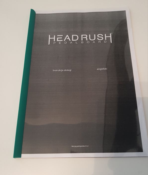 Headrush Pedalboard Eleven Instrukcja Obsługi Polska