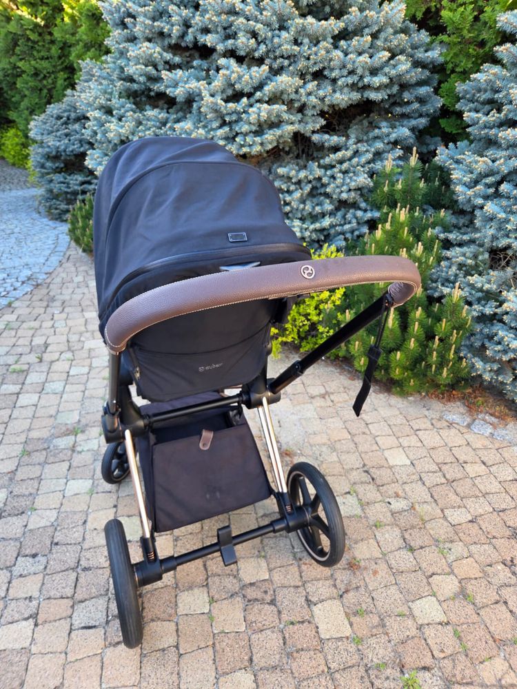 Wózek Cybex Priam 2.0 gondola + spacerówka + nosidełko