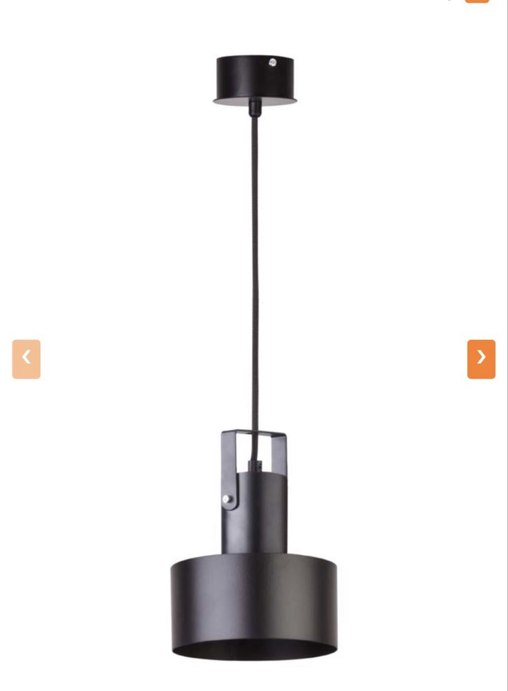 Lampy sufitowe czarne zestw