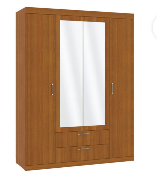 Шафа Моніка Ш-4 з дзеркалом ЛДСП Лісовий горіх в наявності