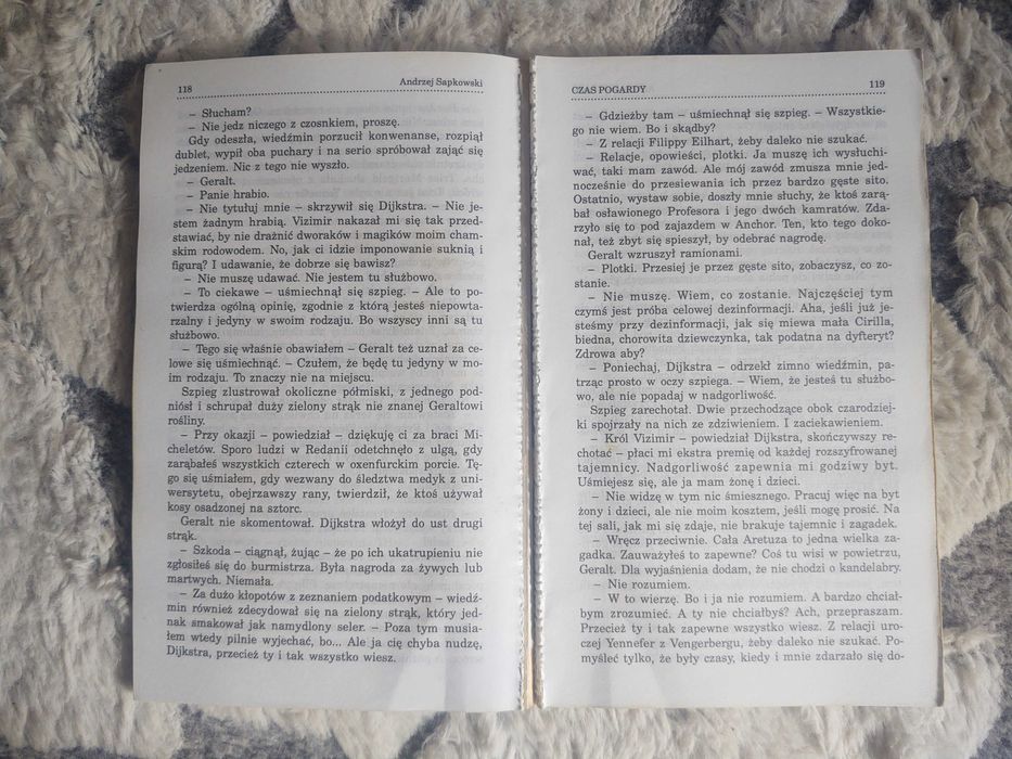 Zestaw 5 książek Sapkowski Saga o wiedźminie