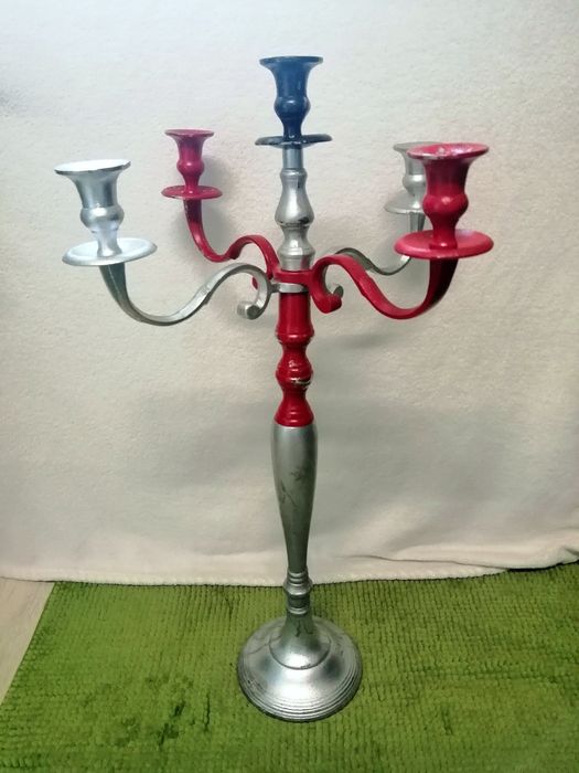 Świecznik pięcioramienny