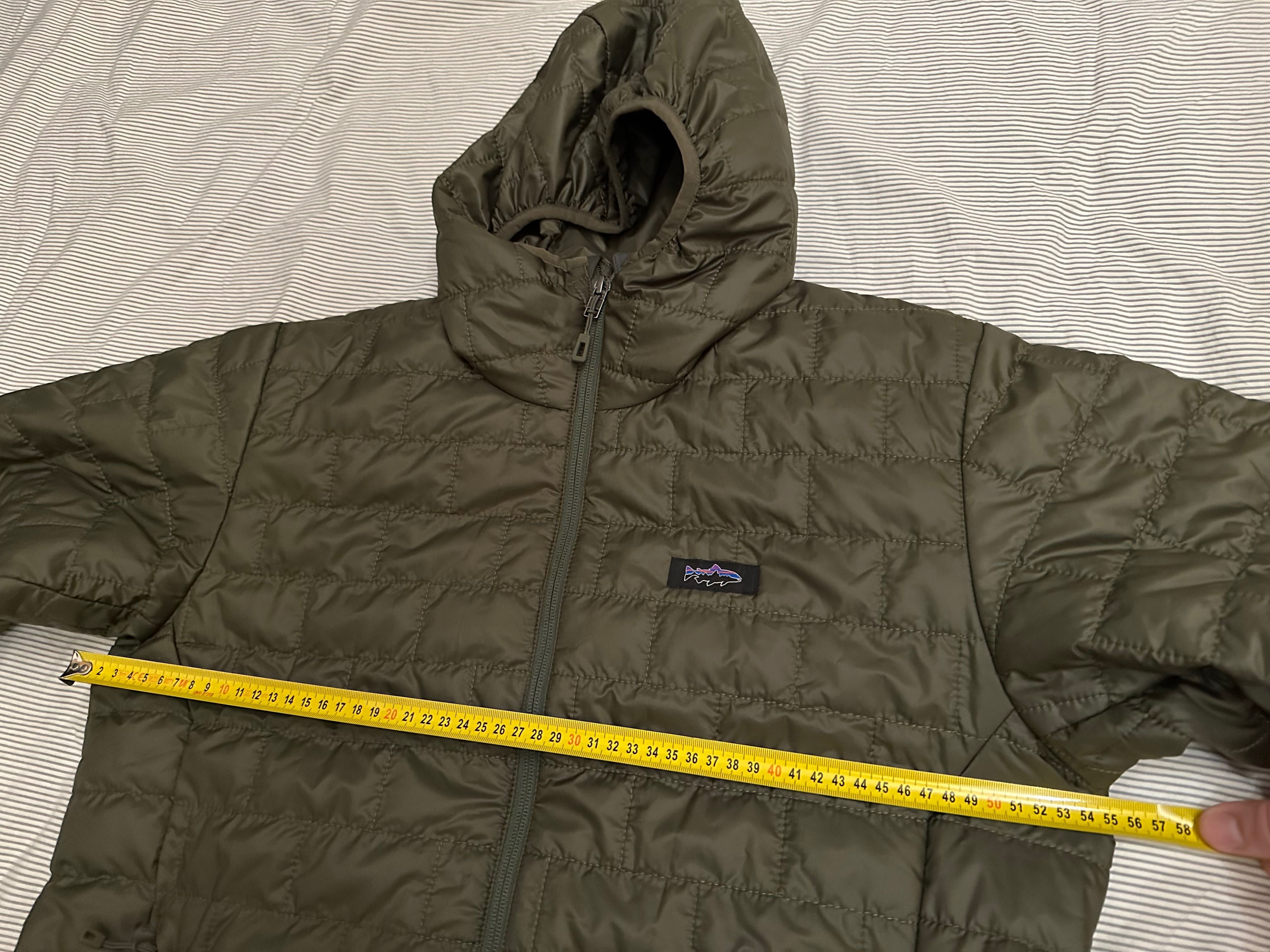Kurtka ocieplana Patagonia Micro Puff Hoody Basin Green Męski średni