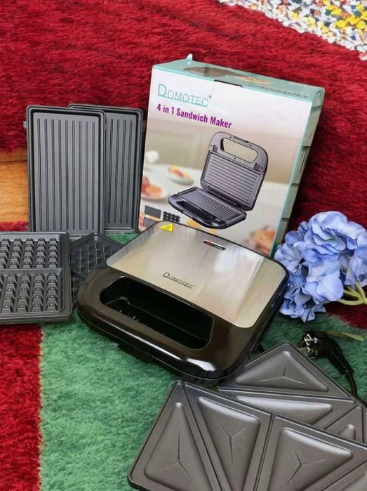 Вафельниця сендвічниця горішниця гриль 4 в 1 прилад 1200 вт