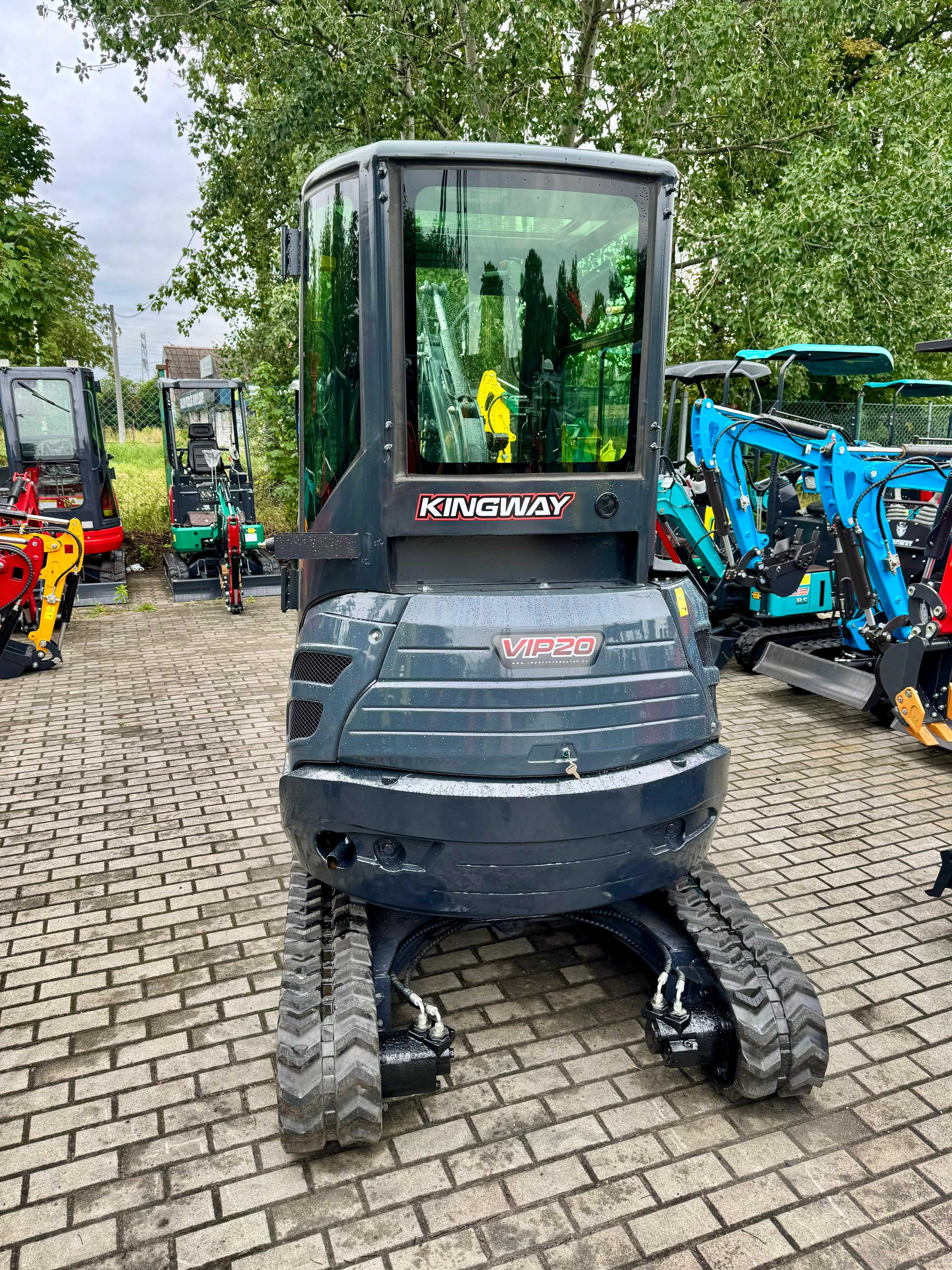 Koparka Kingway ST20K 2000KG 2 TONY DIESEL 3 CYLINDRY, 3 Łyżki, KCIUK