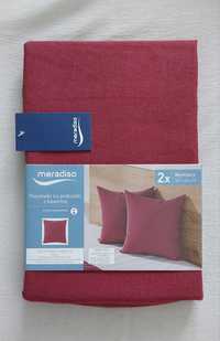 Meradiso, poszewki na poduszki z bawełną, 40x40cm, 2 sztuki