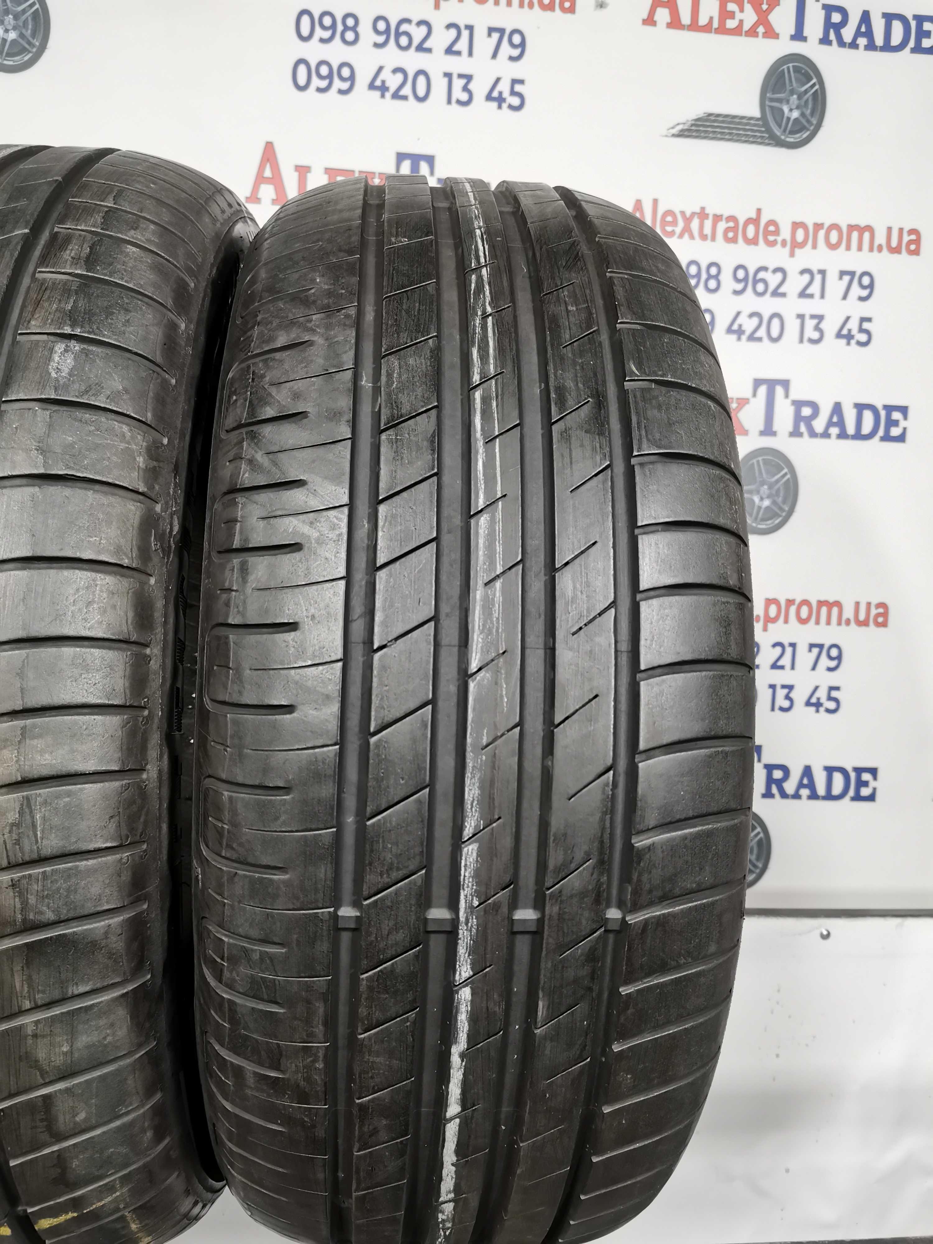 2 шт. 205/55 R16 Goodyear EfficientGrip Performance літні шини б/у