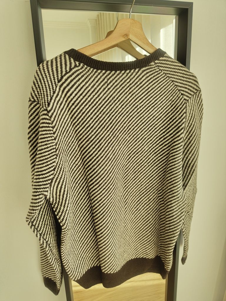 Camisola de malha castanha Sacoor
