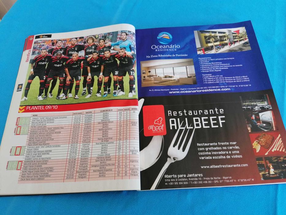 Revista Record Guia de futebol época 2009/10