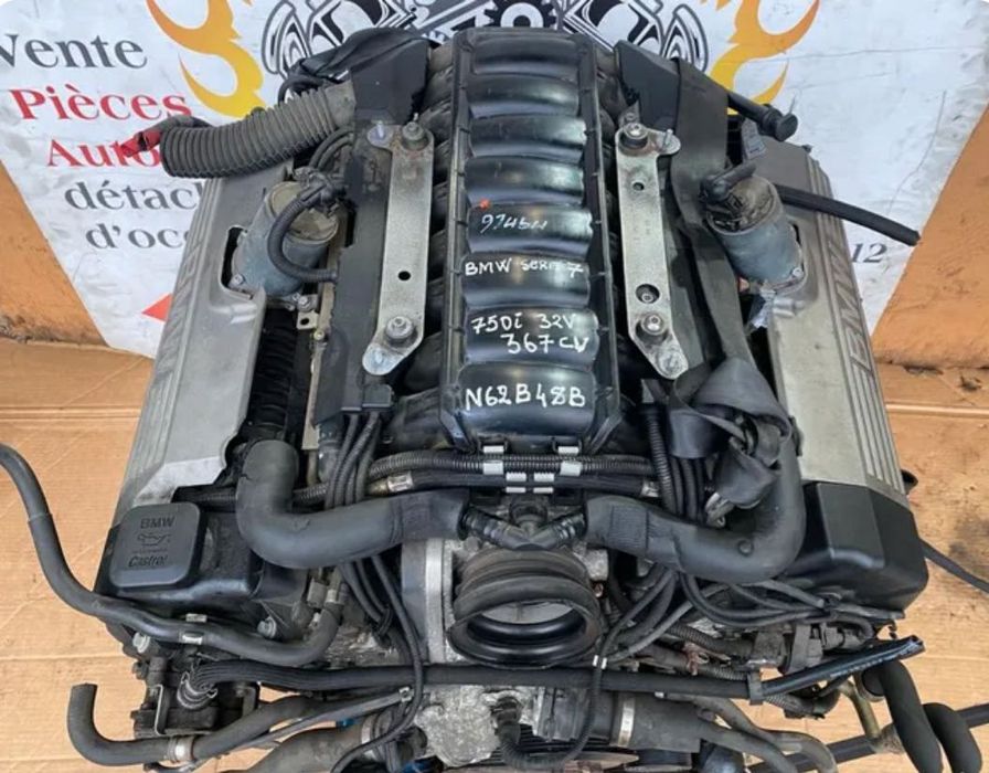Motor BMW 750i / X5 4.8i N62B48B Gasolina V8 (355 cv / 367 ch)