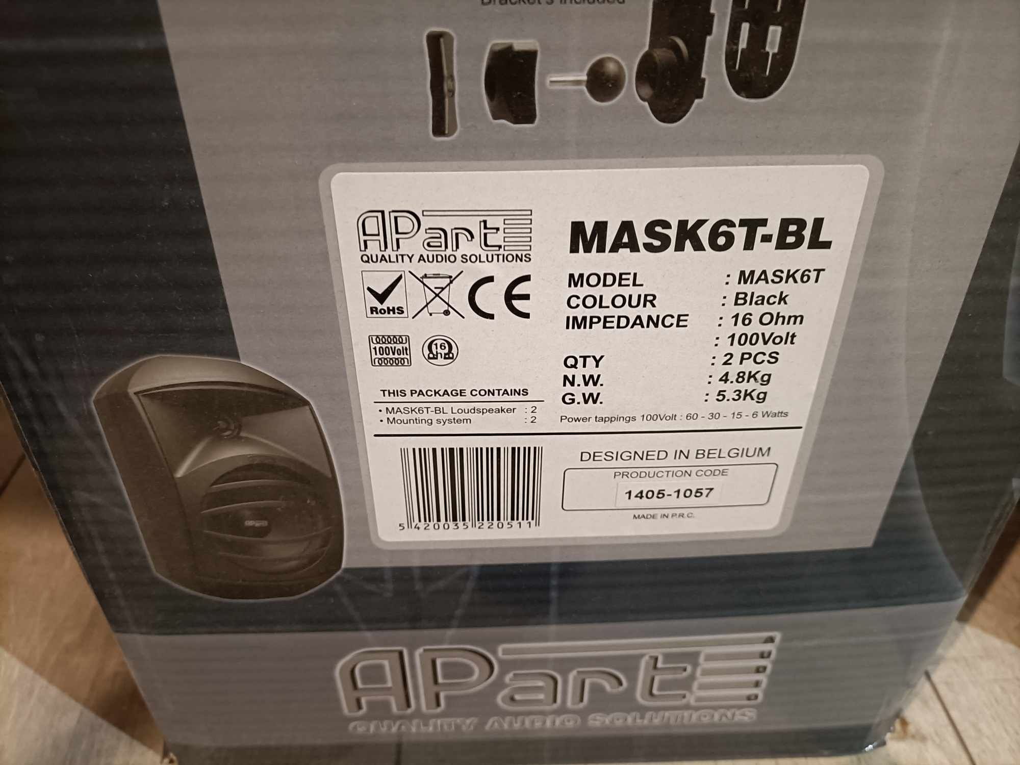 Zestaw Głośników mask6t-bl