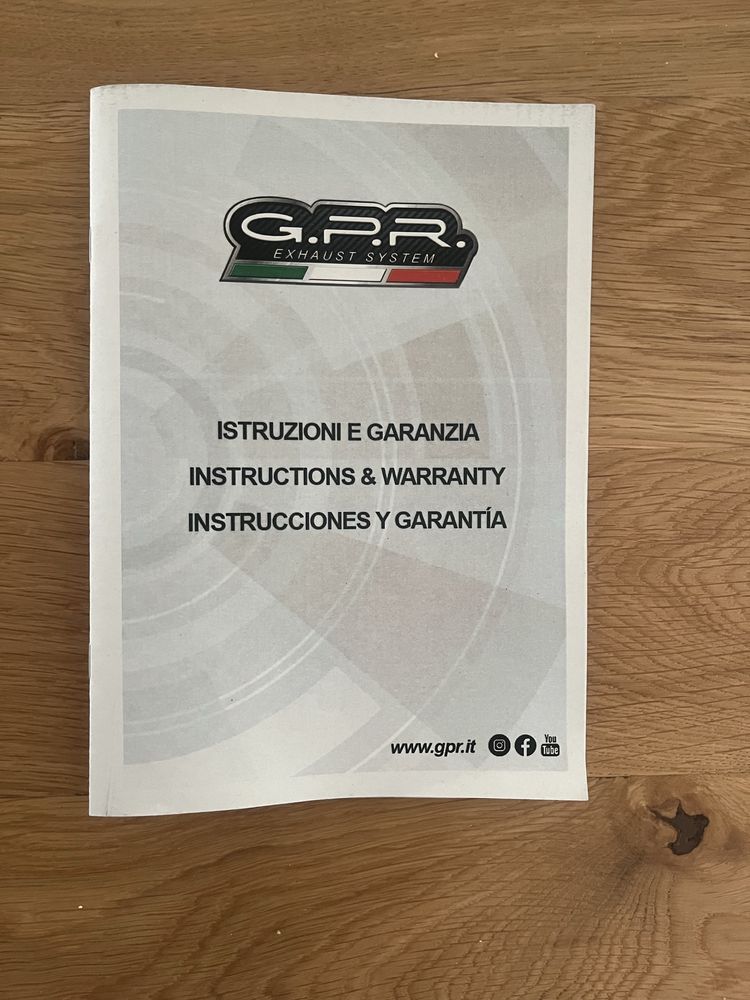 Pełen wydech GPR Pentasport FULL TITANIUM Yamaha MT-125, 17-19 YZF125R