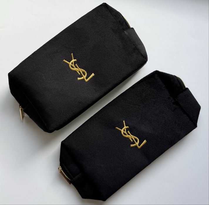 Косметичка велюрова YSL