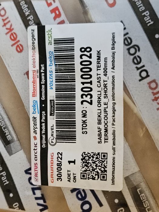 Termopara do kuchenki gazowej 350 mm