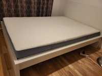 NOWE łóżko Ikea MALM 140x200 + materac VESTEROY + stelaż LONSET-OKAZJA