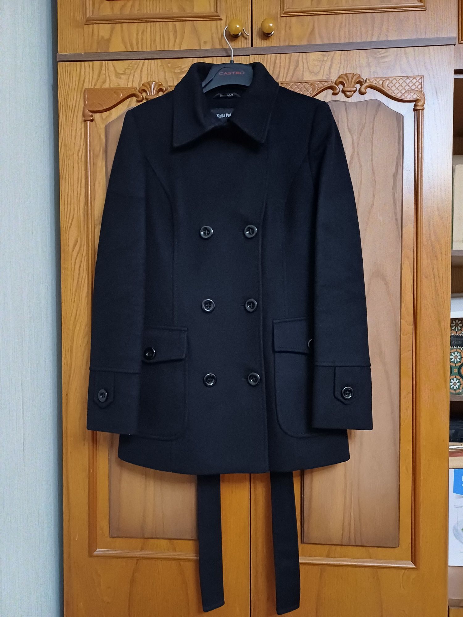 Жіноче стильне кашемірове пальто