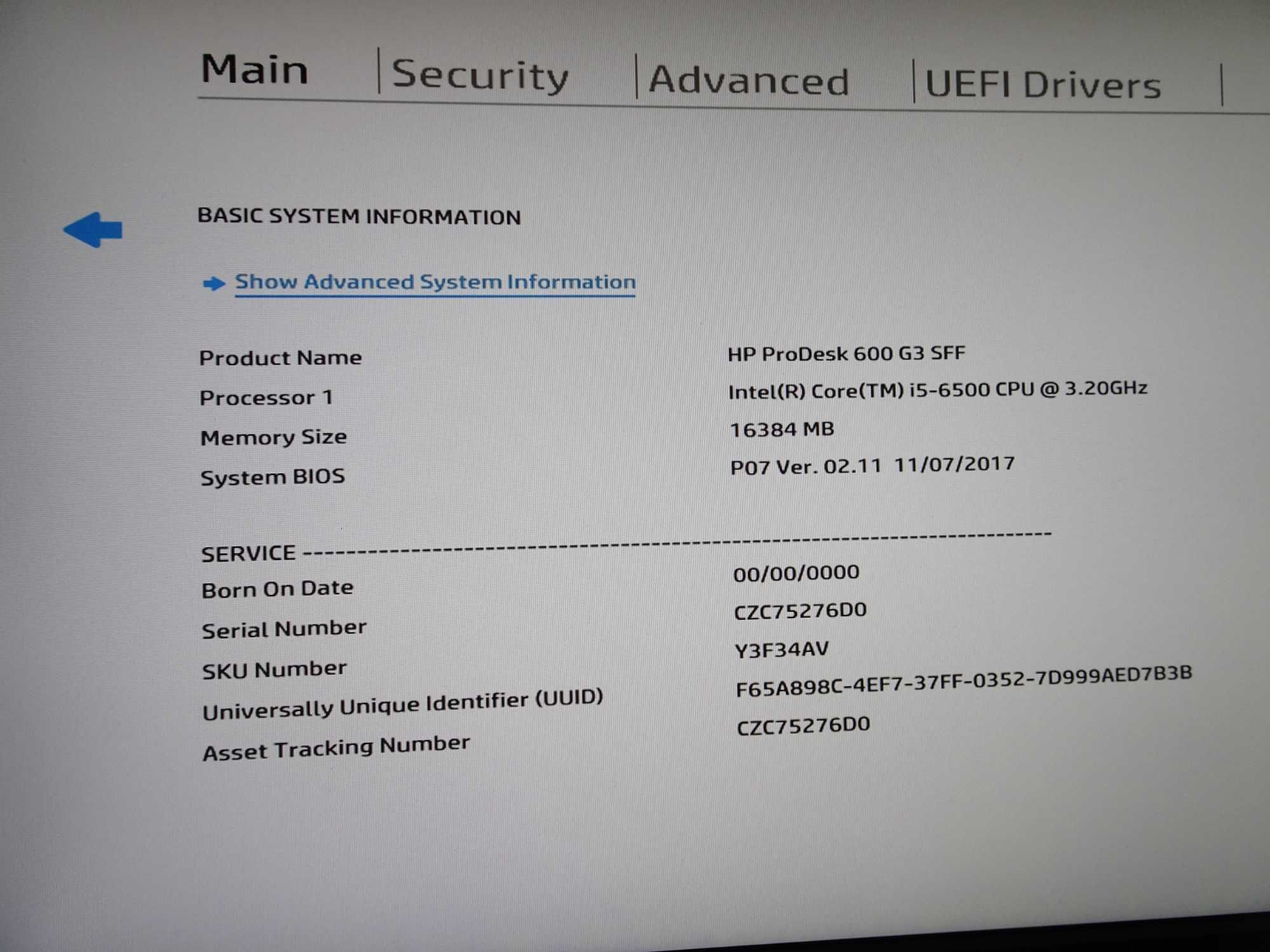 Hp ProDesk 600 G3 SFF Płyta Zasilacz Obudowa Sprawny Niekompletny