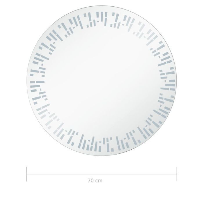 Vidaxl Lustro Łazienkowe Z Led, 70 Cm