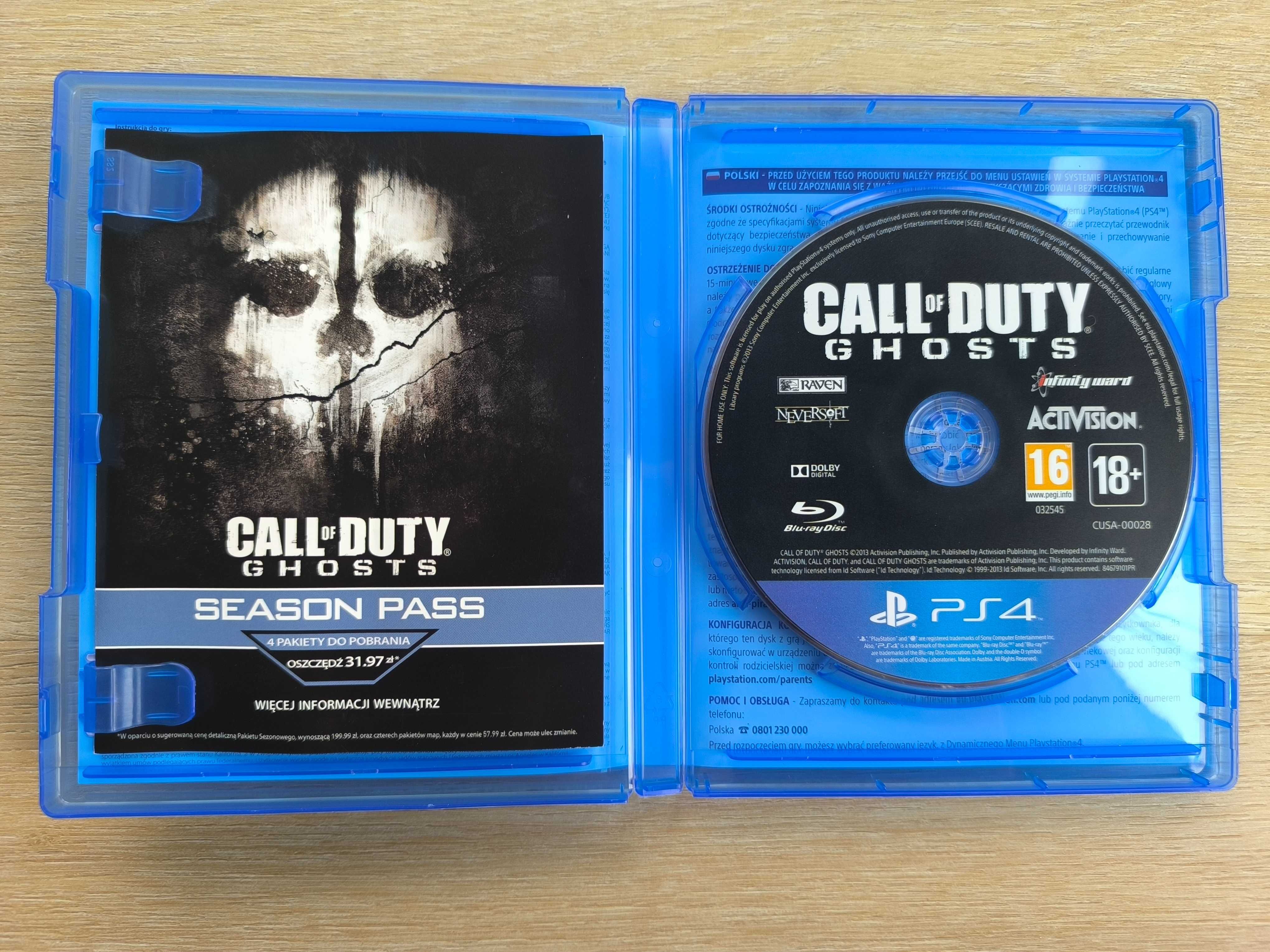 Call of Duty: Ghosts [PS4] [PS5] (POLSKA WERSJA) + Tryb Kosmitów