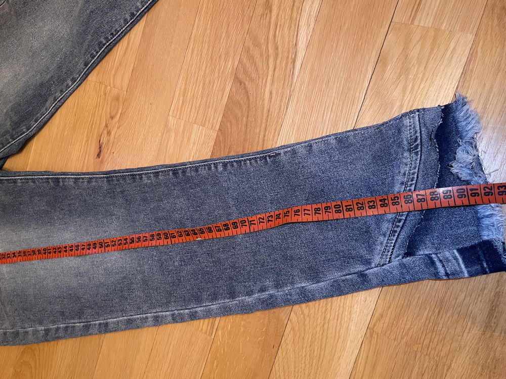 Spodnie jeansowe wysoki stan S