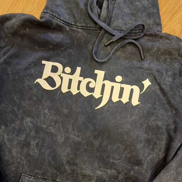 Hoodie Sweat Bitchin' Navy Washed