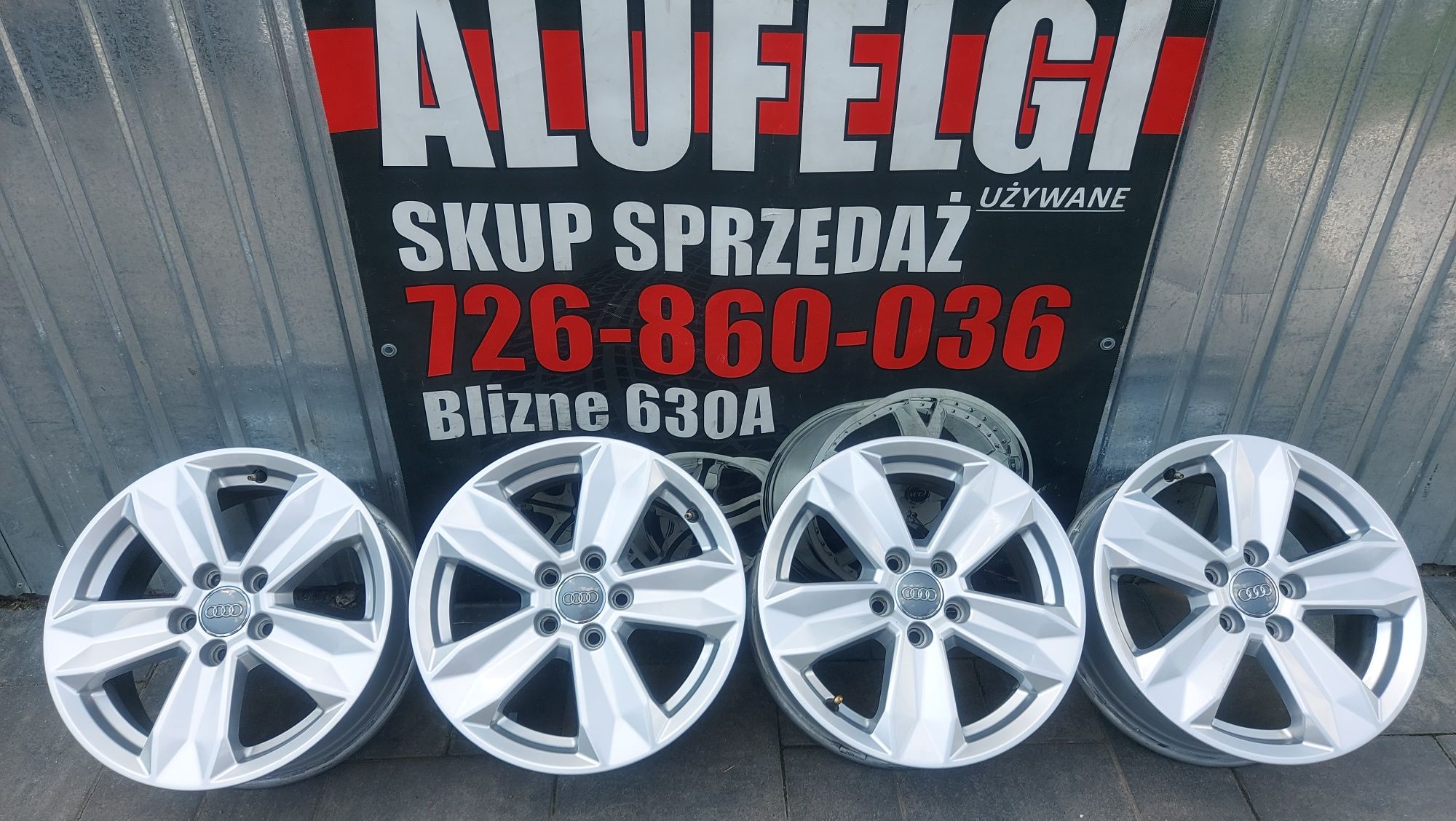 Alufelgi 15" 5x100 Audi A1 OEM Stan Idealny