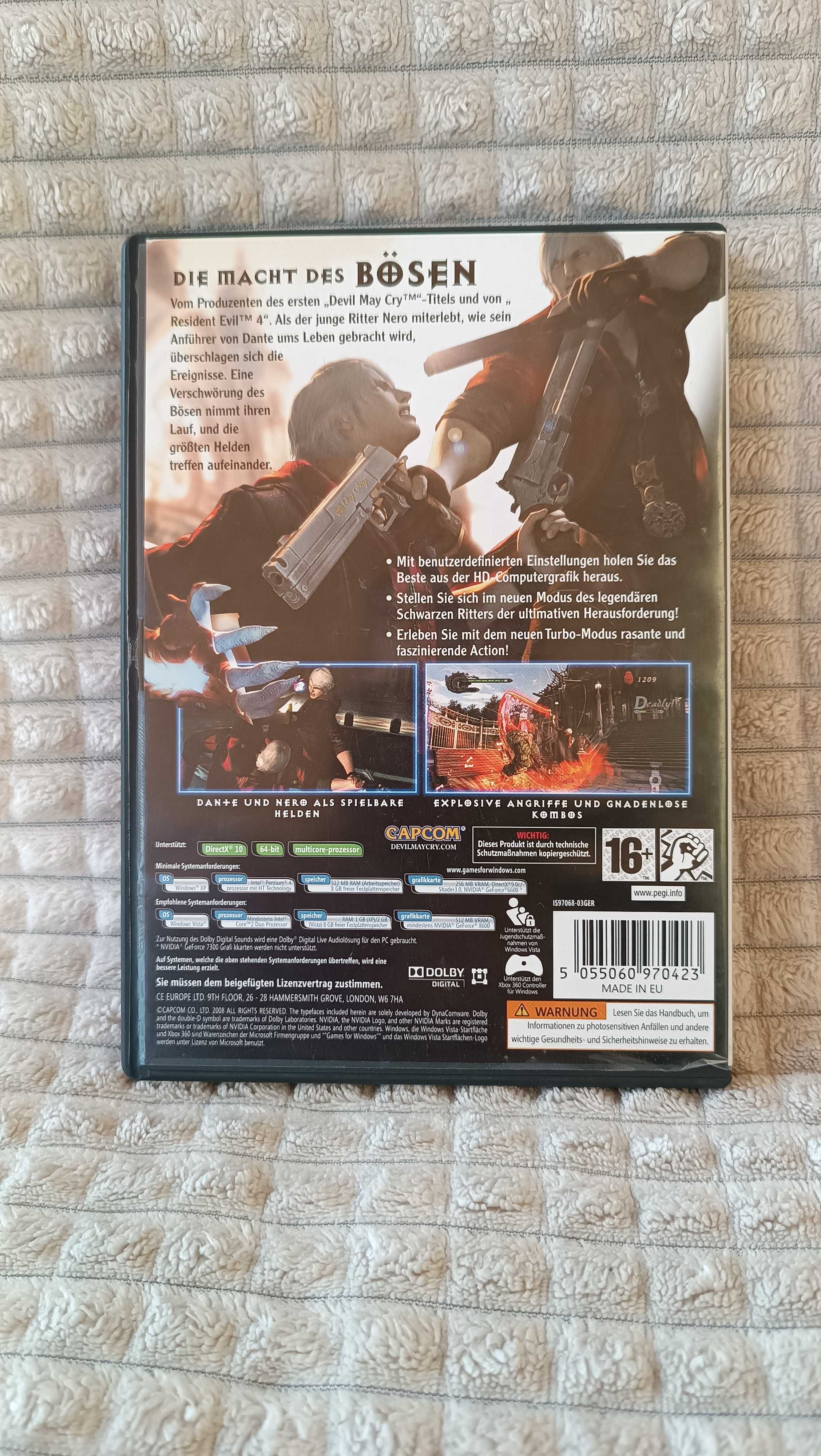 Devil May Cry 4 PC DVD