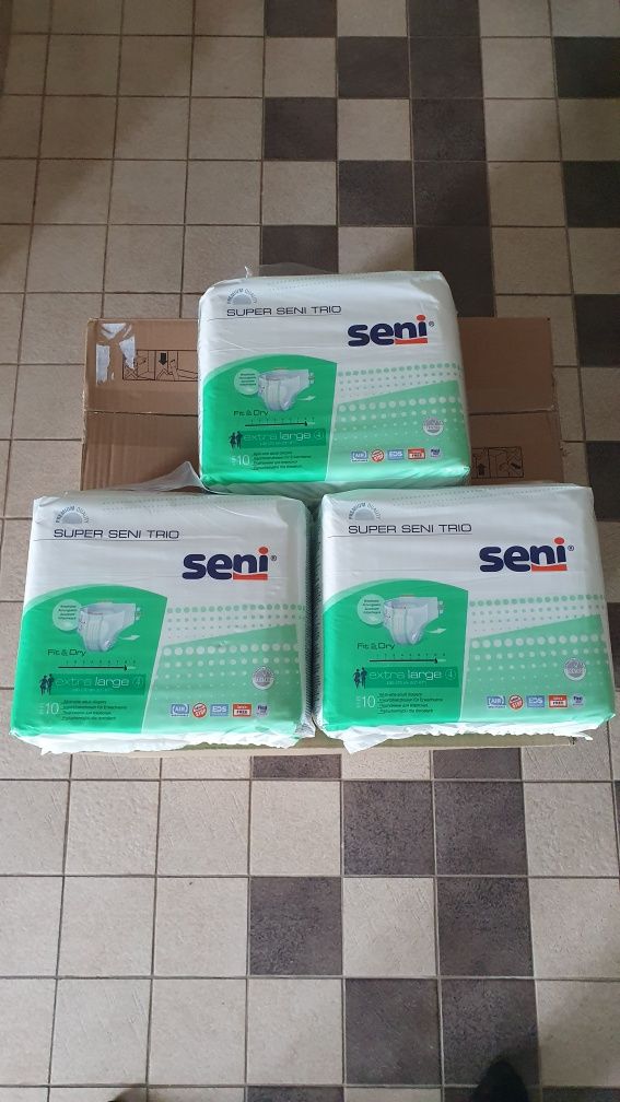 Памперсы Super Seni Trio extra large 4 130-170см.