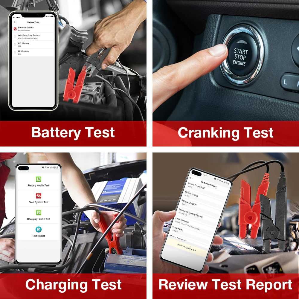 Launch BST360 Cabo Bluetooth Teste Baterias Máq OBD Launch X431 (NOVO)