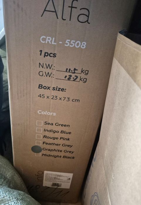 Прогулянкова коляска CARRELLO Alfa CRL-5508 Graphite Grey