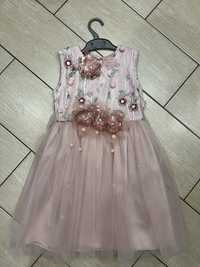 Нарядное платье , платье с фатином , размер 116-122.