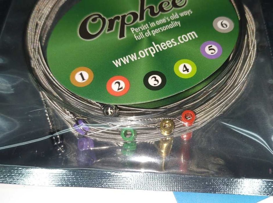 Orphee струны для электрогитары для репетиций 9-42 10-46 11-50