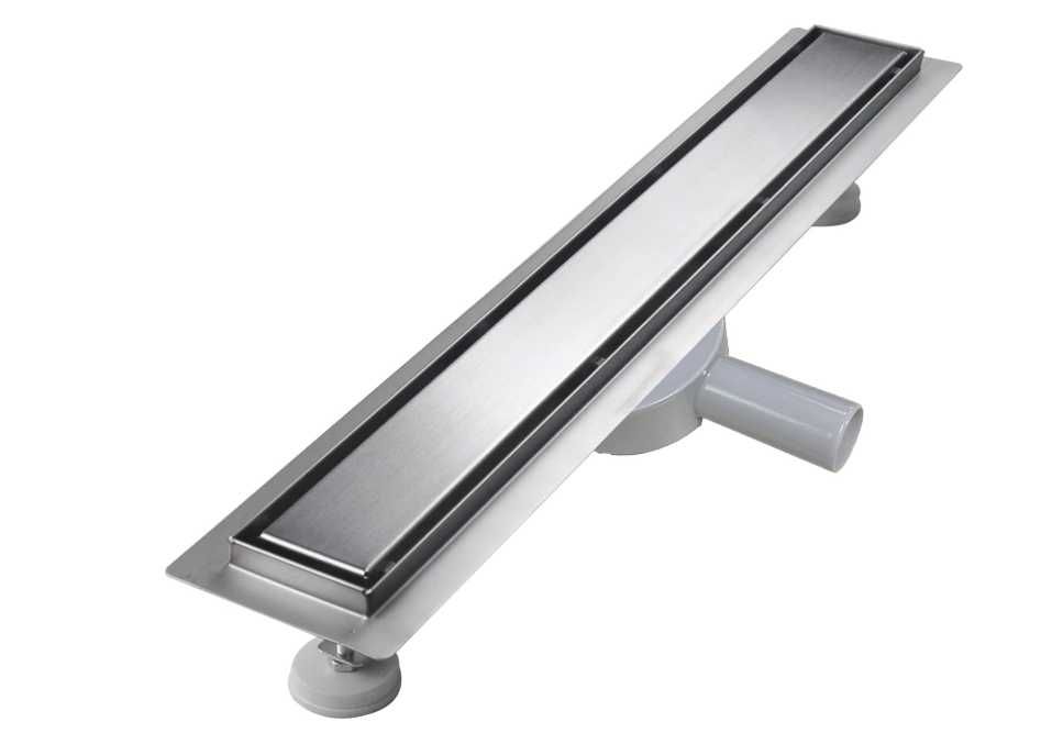 Odpływ Liniowy Srebrny 80cm Syfon 360°  NR.998