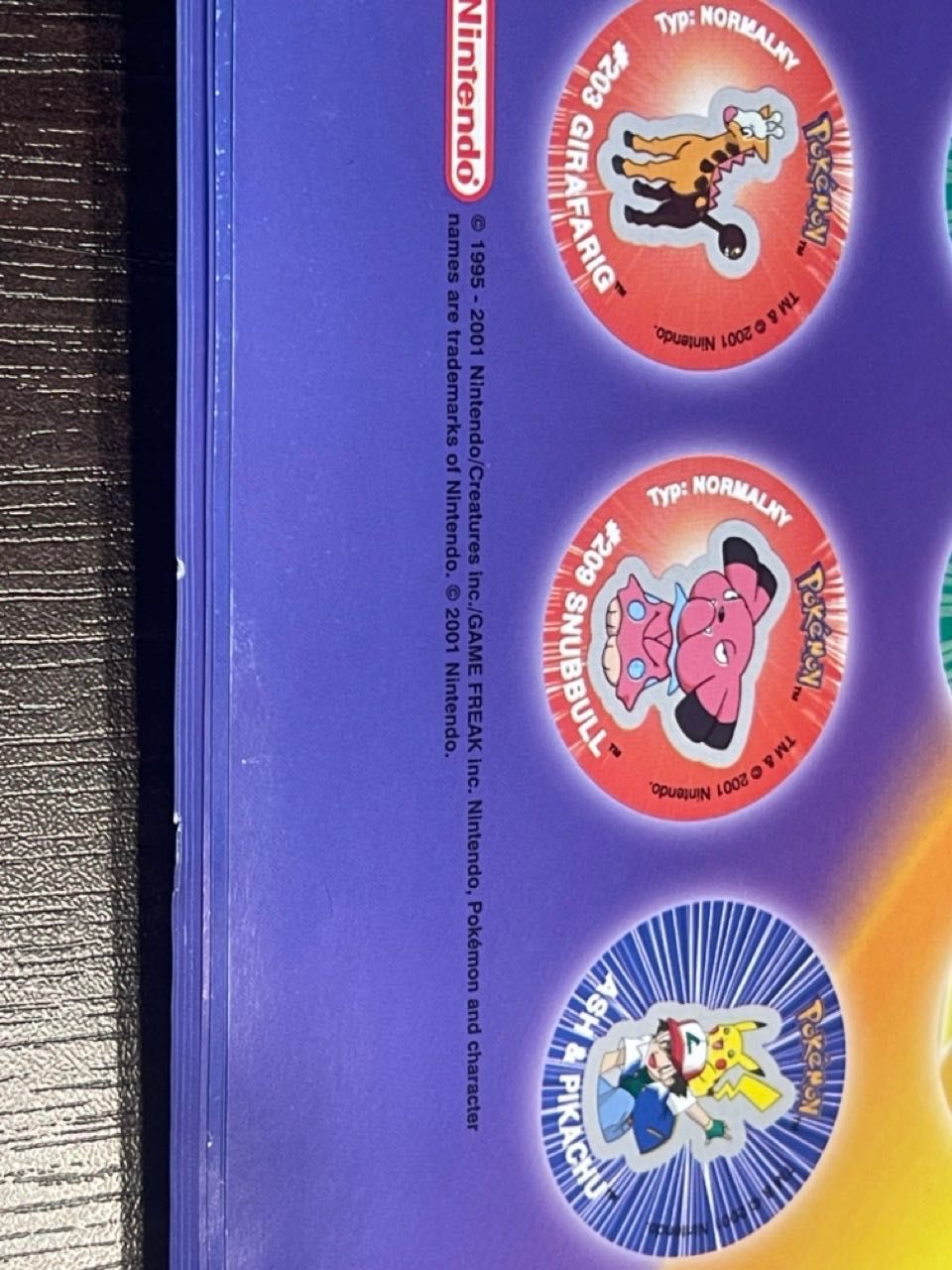 Plakat Pokemon Lays Tazo Flesz z 2001 roku