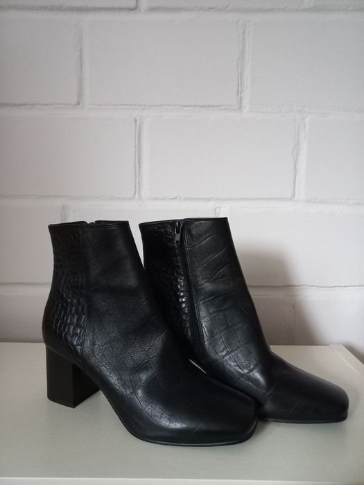 Botki Selected Femme 37 skóra naturalna