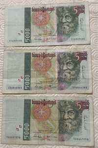 Notas 5.000$00 Ch.3 - 5 Janeiro 1995