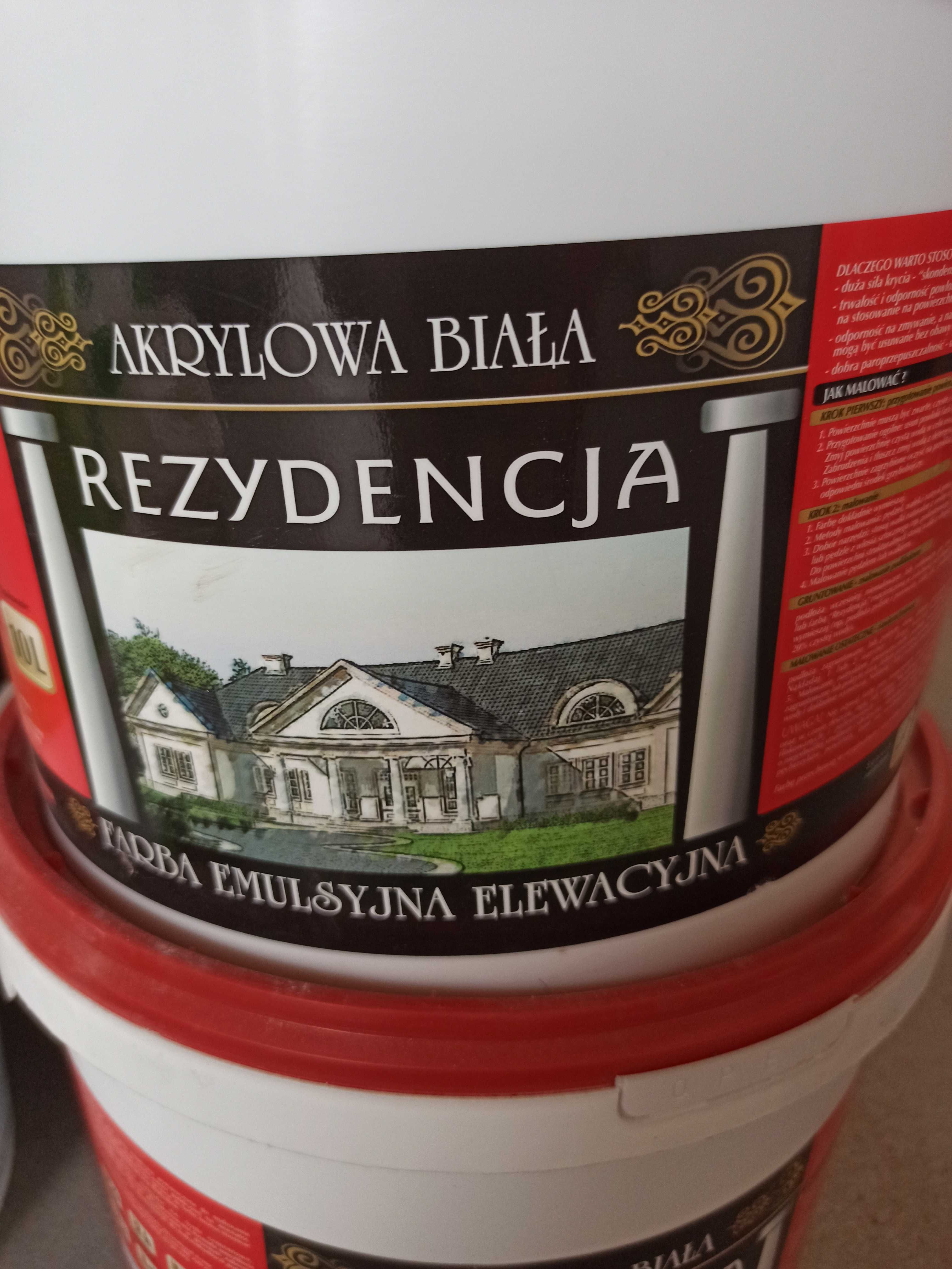 Farba elewacyjna biała "Rezydencja" 10l