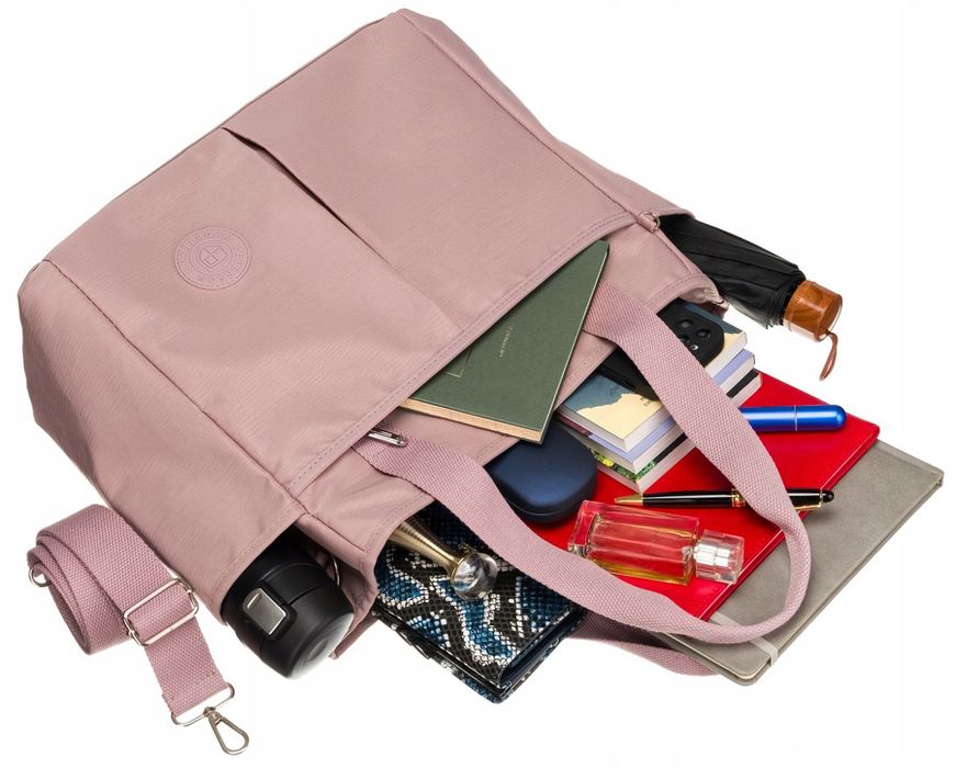 nylonowy shopper damski - peterson