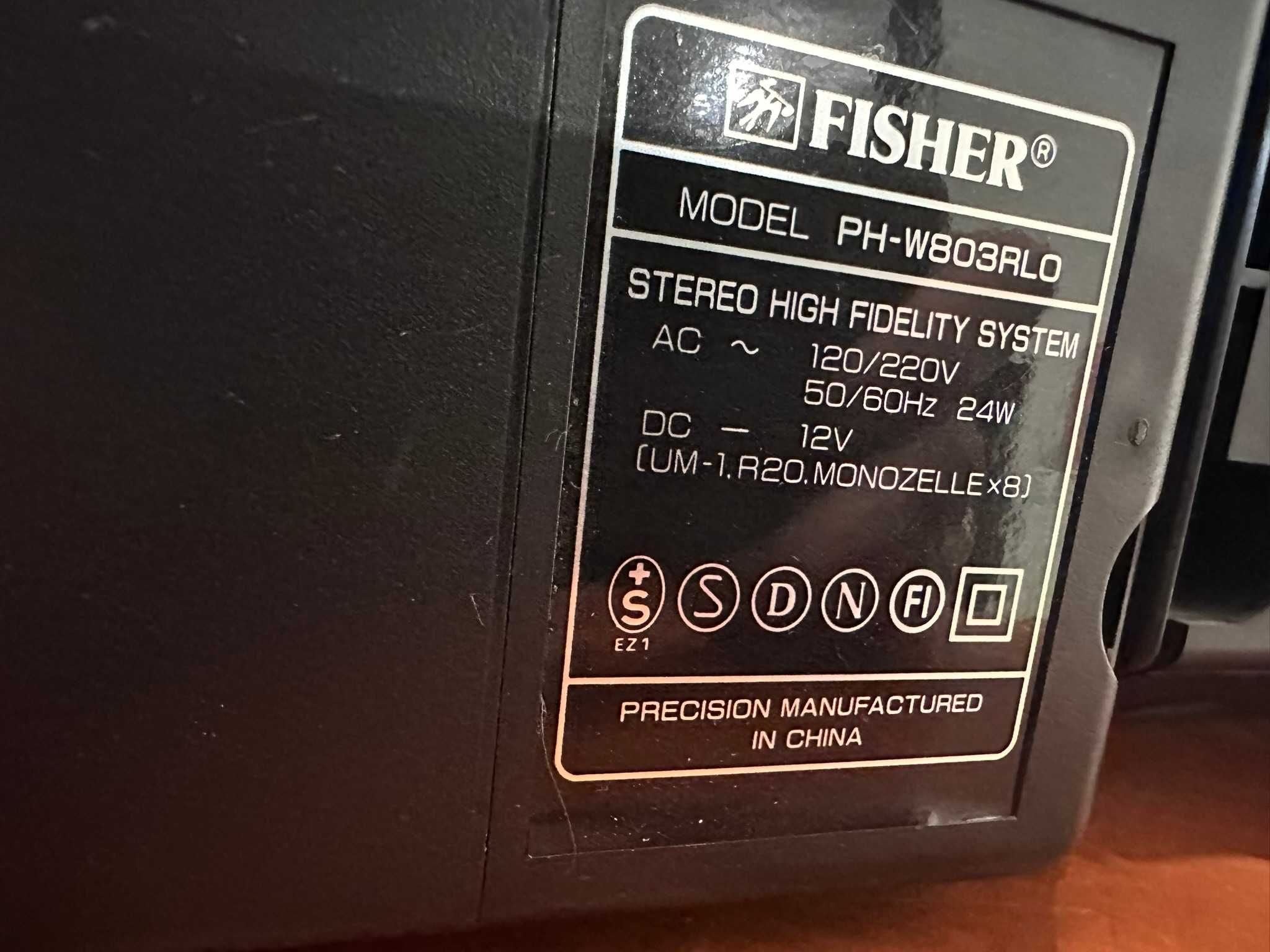 Radiomagnetofon Fisher PH-W803RLO