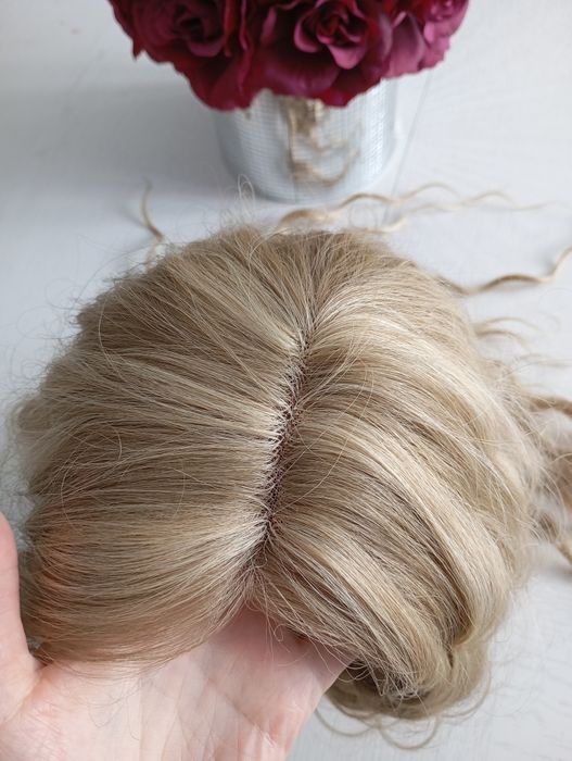 Peruka blond pasemka loki 75cm Amor GZ