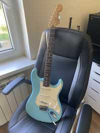 Fender Stratocaster customized Meksyk, daphne blue nitro