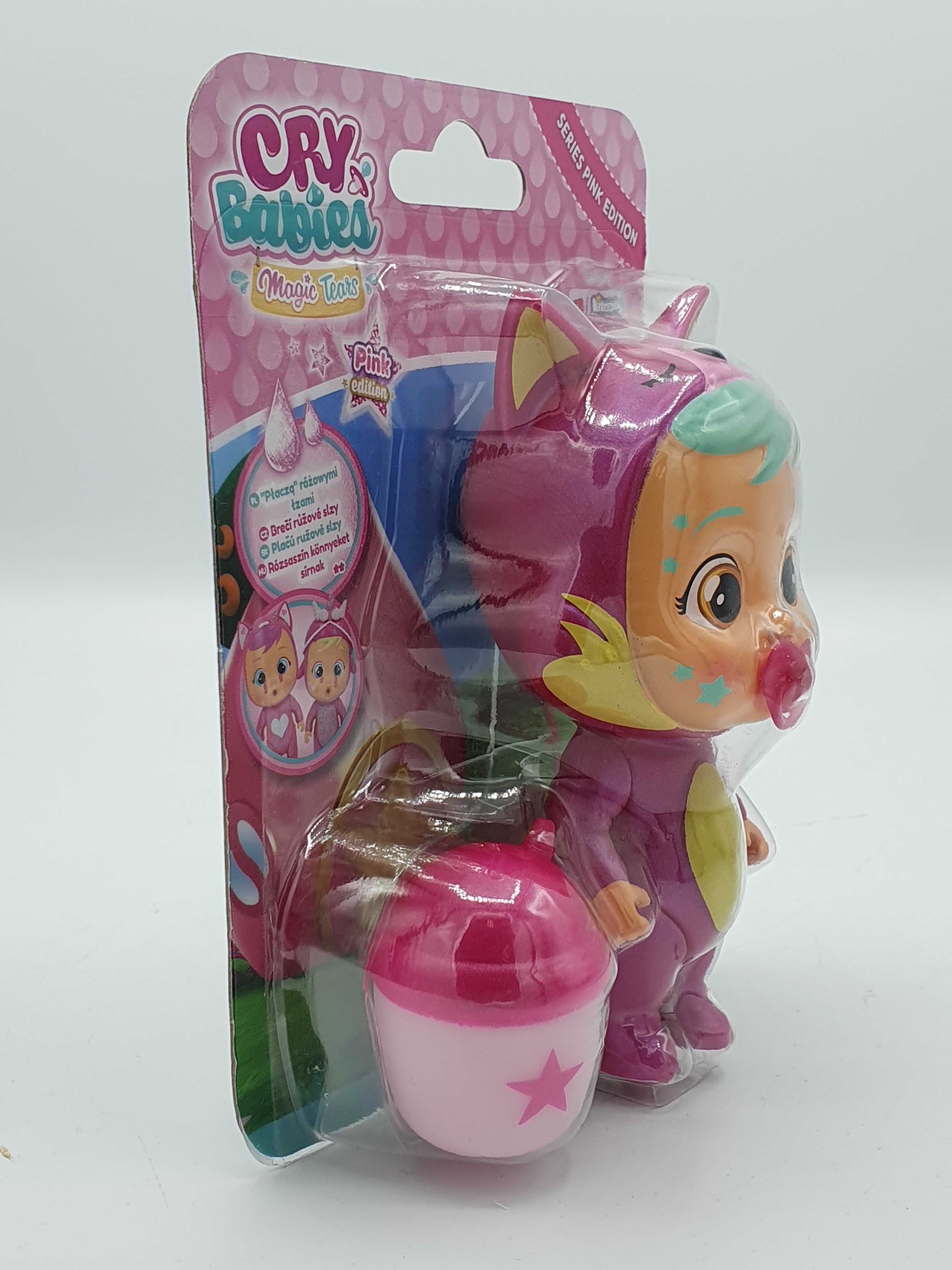 Lalka Cry Babies TM Toys Magic Tears Pink Edition 13 cm