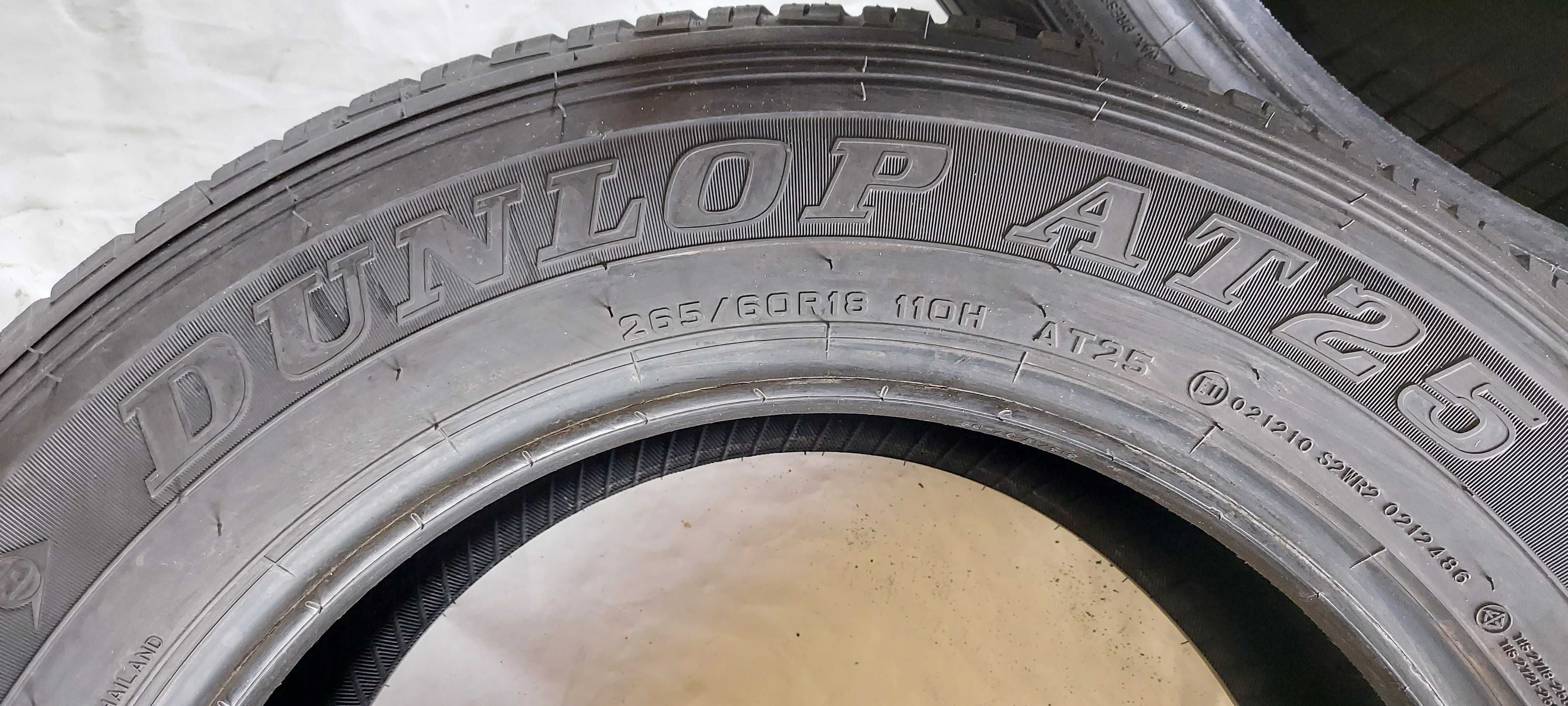 Opony 265/60/18 Dunlop 2023 nowe