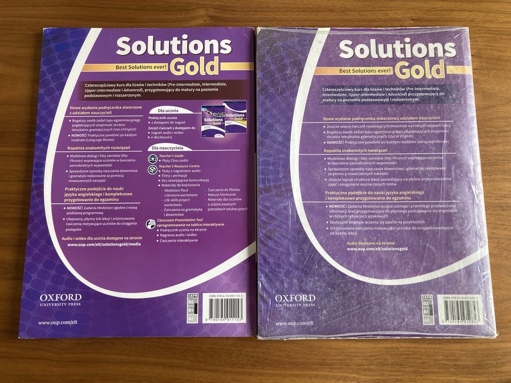 Solutions gold, Tim Falla, Paul A Davies podręcznik i ćwiczenia