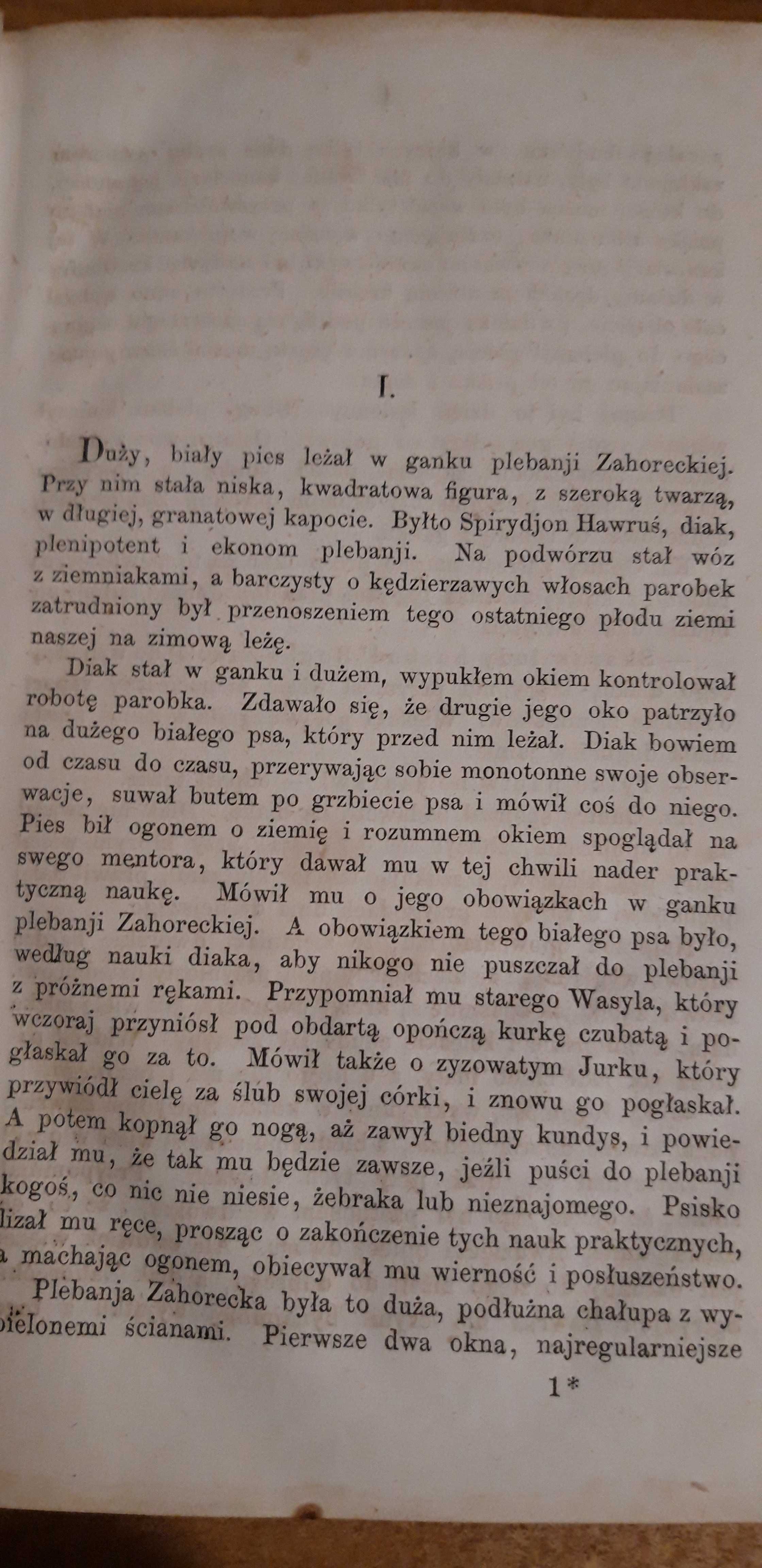 Święty  Jur, Jarema,T.1-2 - J.  Zacharjasiewicz- Lipsk 1873,opr.