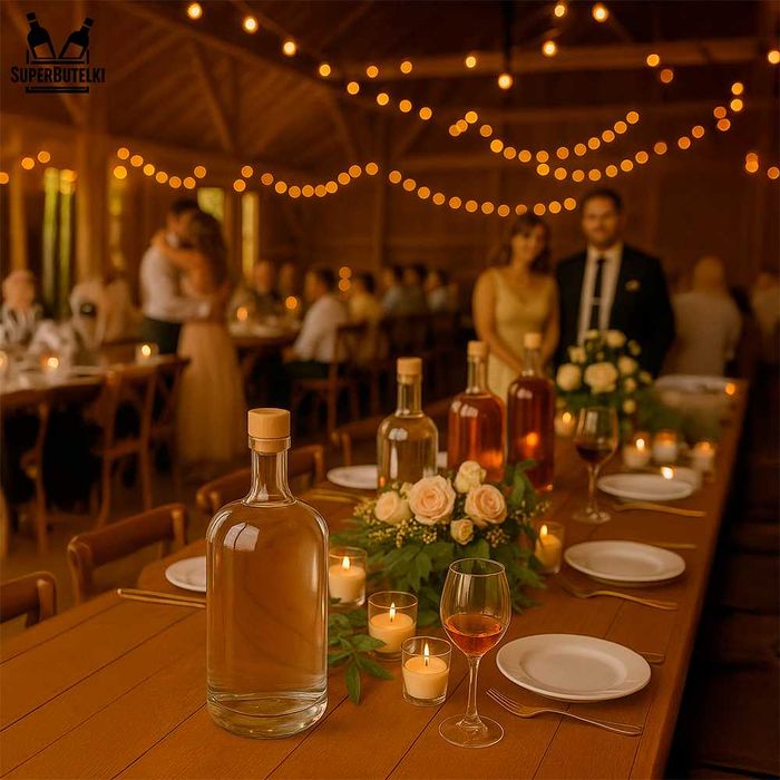 35x Butelki na nalewki wino wódkę bimber TADEK 1000 ml