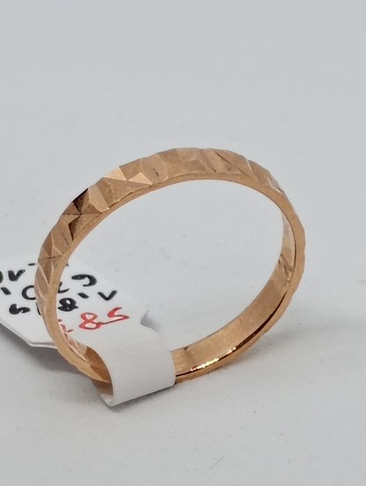 Złota obrączka z różowego złota 583 1,81g r16 Komis Madej Tarnów