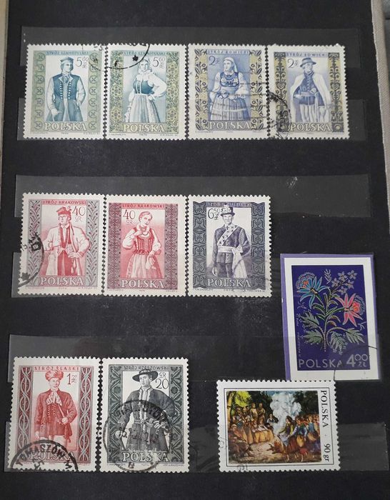 znaczki pocztowe z klaserem